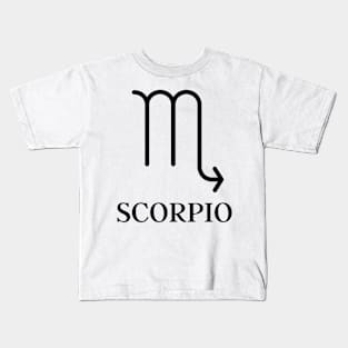 SCORPIO SYMBOL Kids T-Shirt